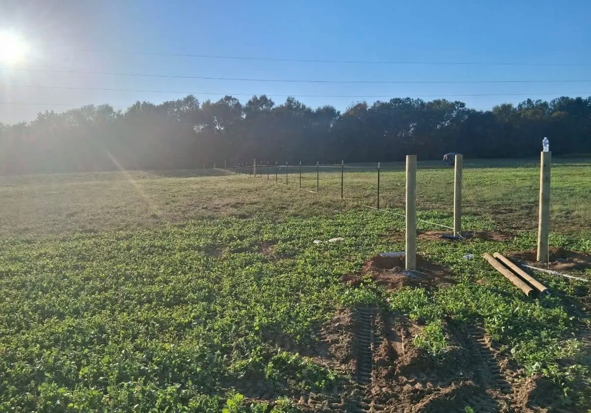 Gallery photos for Pasture Fencing and Frost-Proof Spigot Installation in Webb Alabama: Image #4