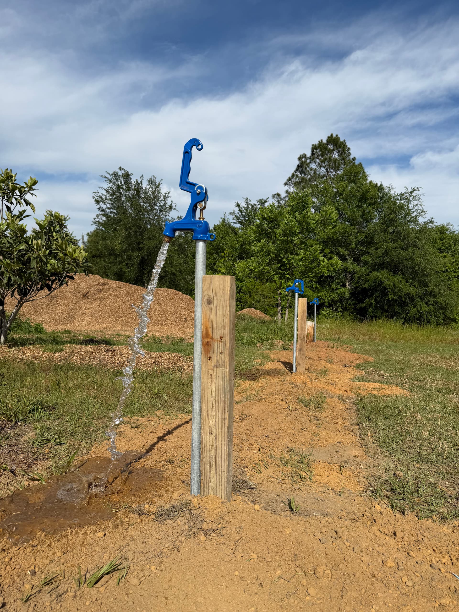 12 frost proof hydrant installations for a working orchard in bonifay fl image