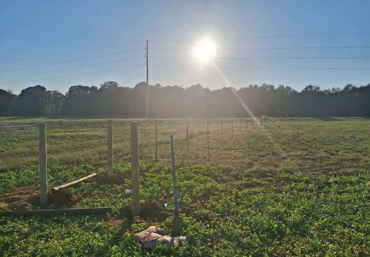 Gallery photos for Pasture Fencing and Frost-Proof Spigot Installation in Webb Alabama: Image #3