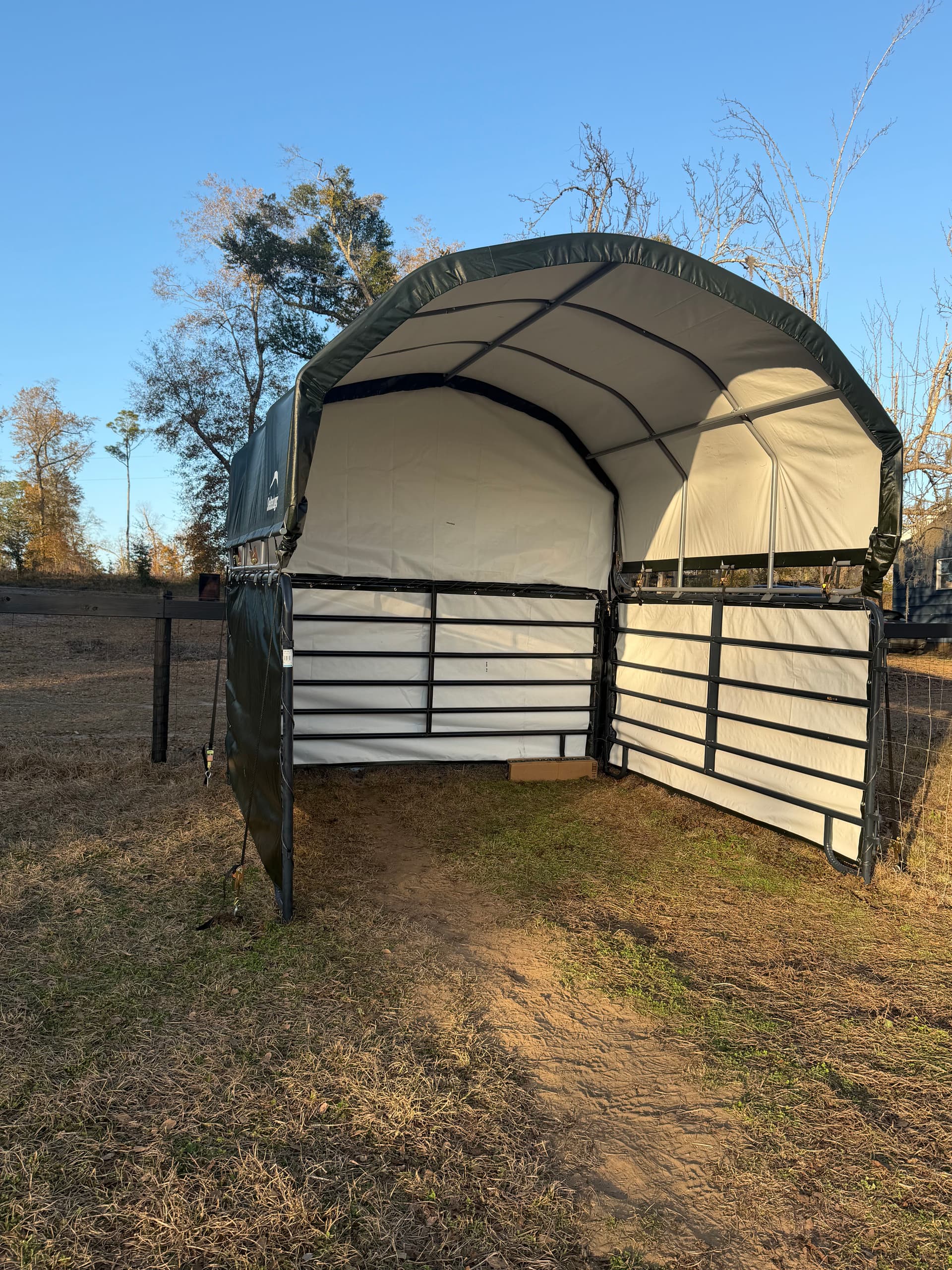 Gallery photos for Donkey Shelter Creation in Marianna, FL: Image #4