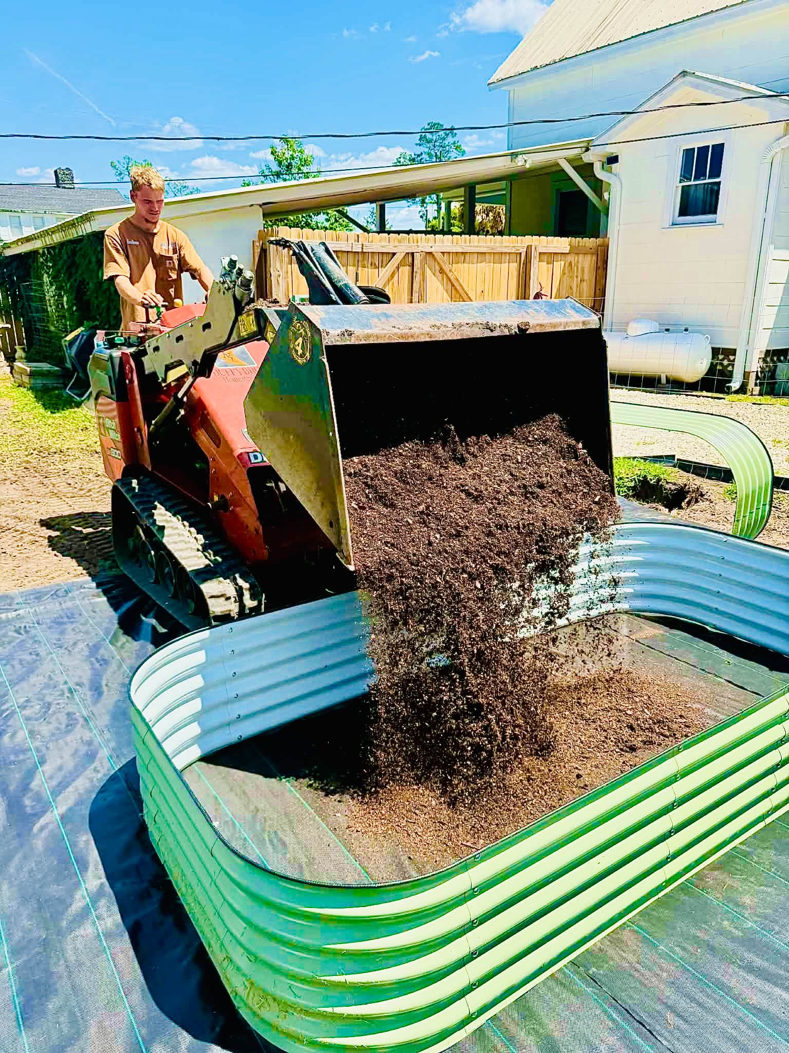 Gallery photos for From Old Stump to Thriving Food Forest With Raised Beds: Image #2
