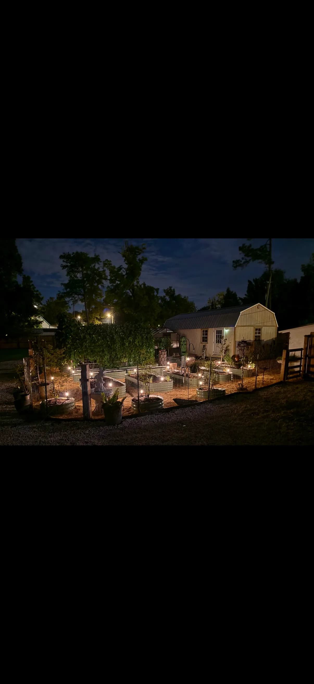 Gallery photos for Raised Bed Garden Build with Irrigation and Solar Lighting in Chipley FL: Image #3