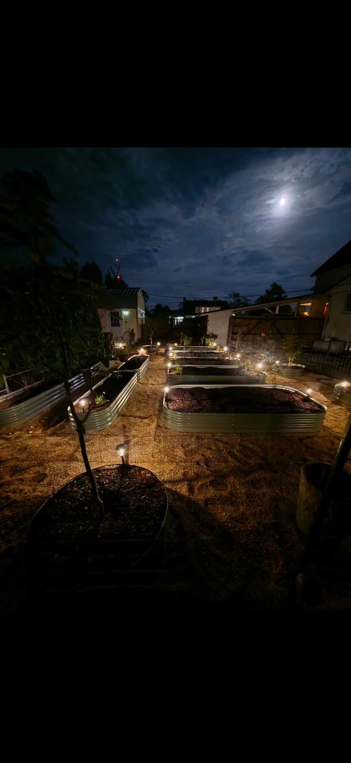Gallery photos for Raised Bed Garden Build with Irrigation and Solar Lighting in Chipley FL: Image #4